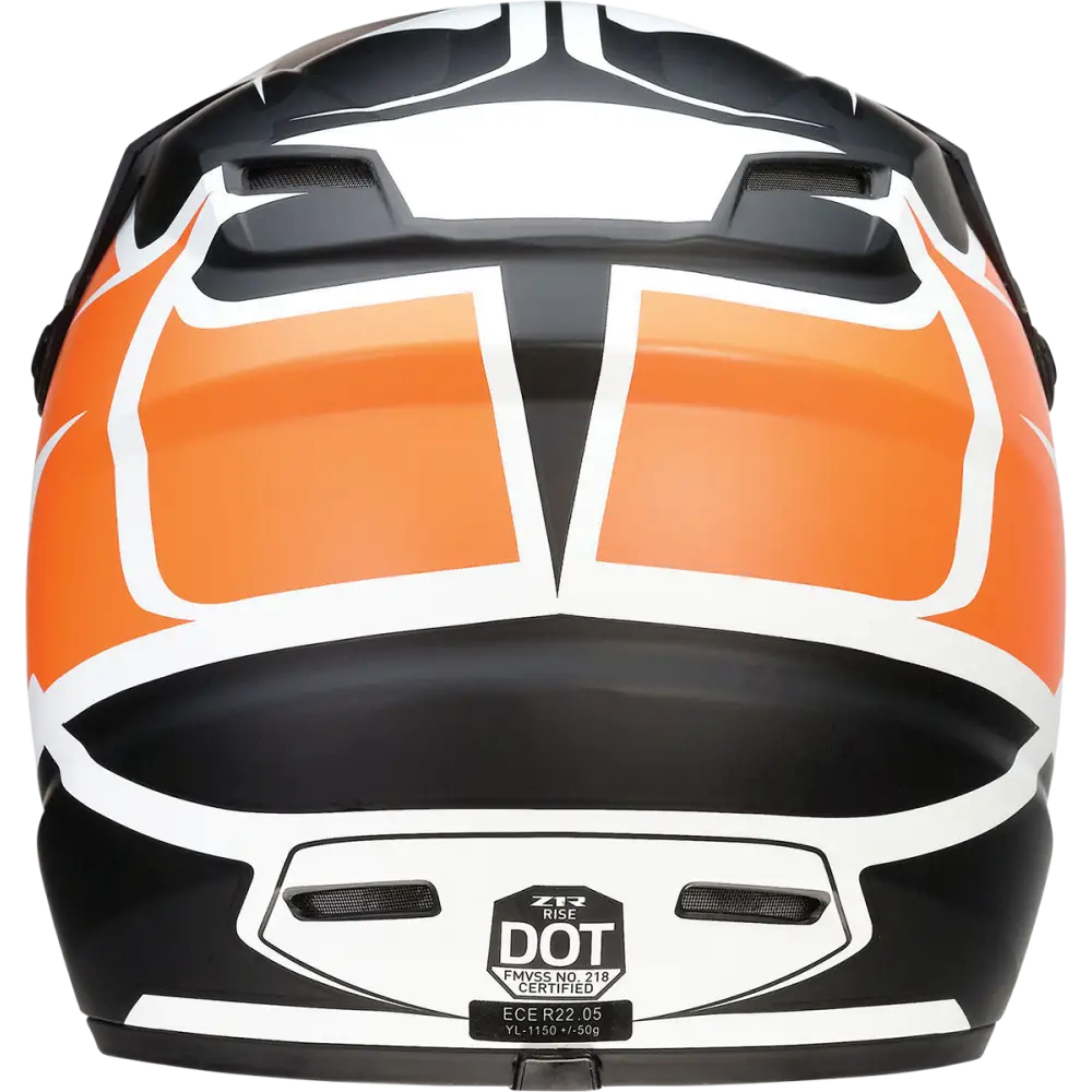 Z1R Youth Rise Helmet - Flame - Orange - Small 0111-1442