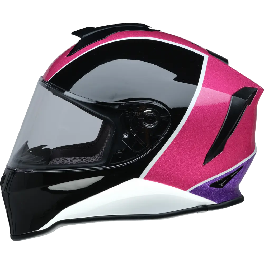 Z1R Youth Warrant Snow Helmet - Fresh Pow - Pink/Purple - Large 0122-0137