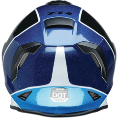 Z1R Youth Warrant Snow Helmet - Fresh Pow - Purple/Blue - Small 0122-0138