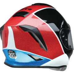 Z1R Youth Warrant Snow Helmet - Fresh Pow - Red/White/Blue - Large 0122-0134