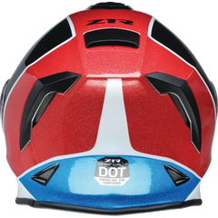 Z1R Youth Warrant Snow Helmet - Fresh Pow - Red/White/Blue - Large 0122-0134