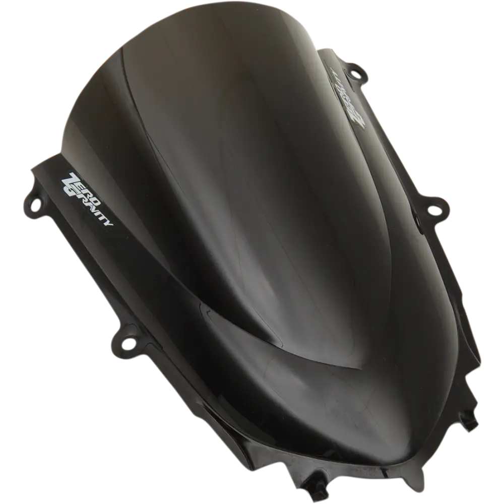 ZERO GRAVITY Double Bubble Windscreen - Dark Smoke - YZF-R6 16-581-19 - Windshield Fairing Group