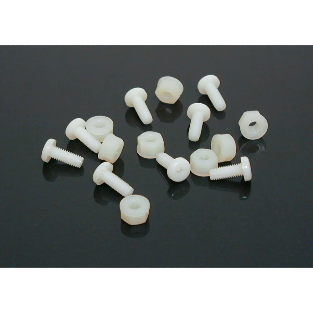ZERO GRAVITY Nylon Windscreen Fastener Set - White 32-130 - Windshield Fairing Group