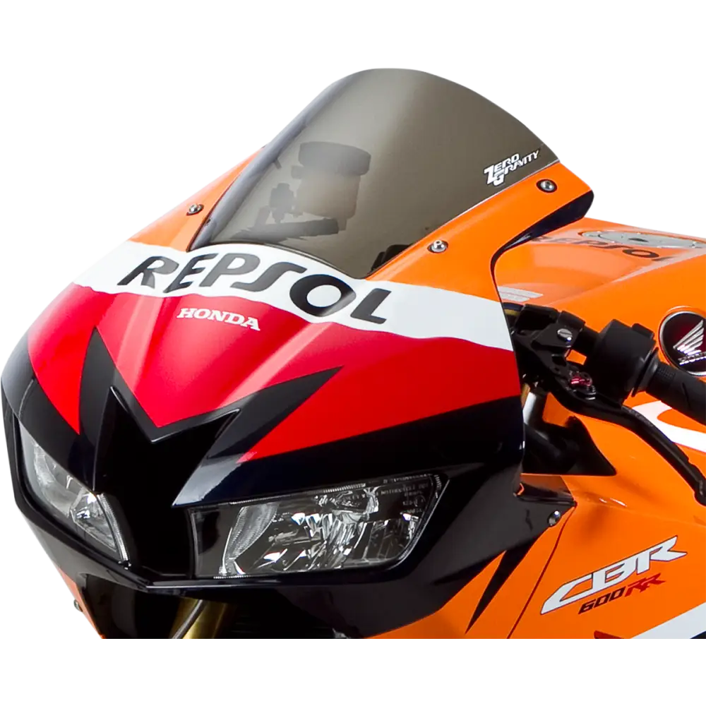 ZERO GRAVITY SR Windscreen - Smoke - 600RR 20-408-02 - Windshield Fairing Group