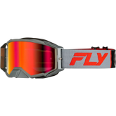 Zone Pro Goggle Grey/Red W/ Light Red Mirror/Amber Lens