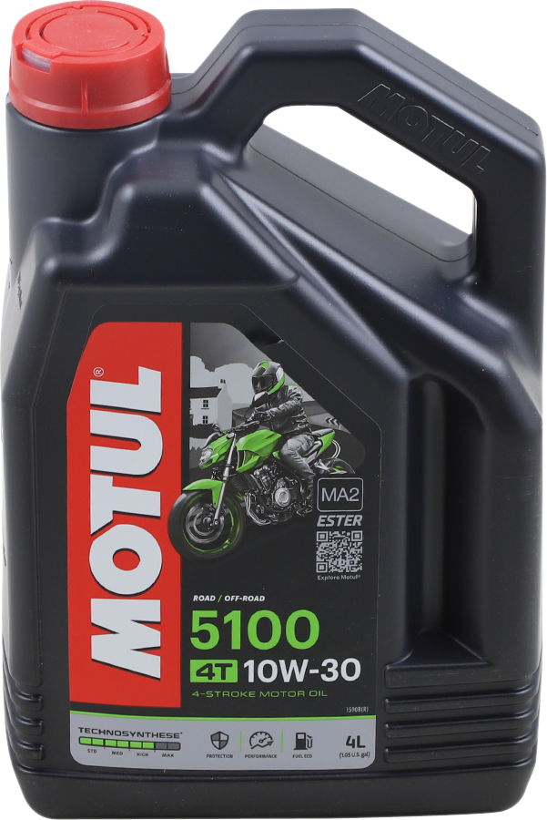 MOTUL 5100 4T Synthetic Blend Oil - 10W-30 - 4L 104063