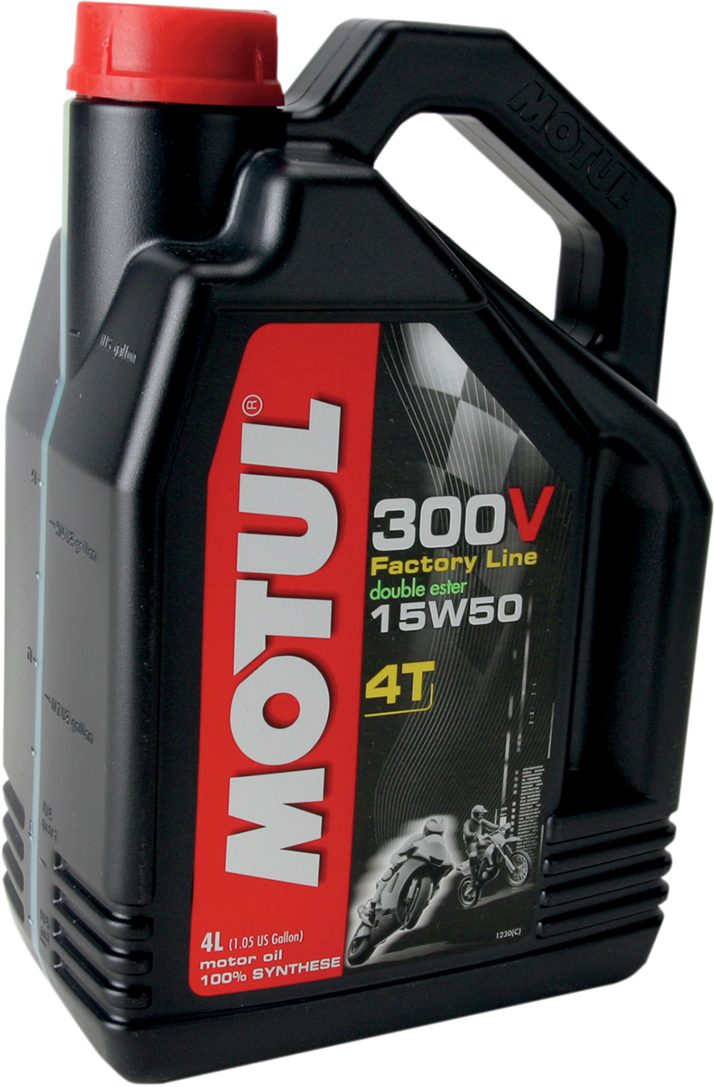 MOTUL 300V Synthetic Ester Oil - 15W-50 - 4L 104129