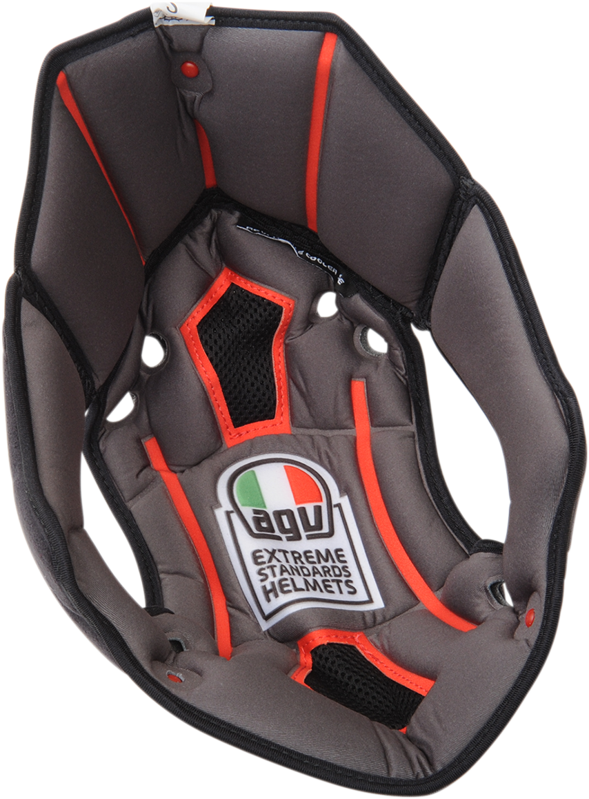 AGV Corsa R Cheek Pads and Liner - Black