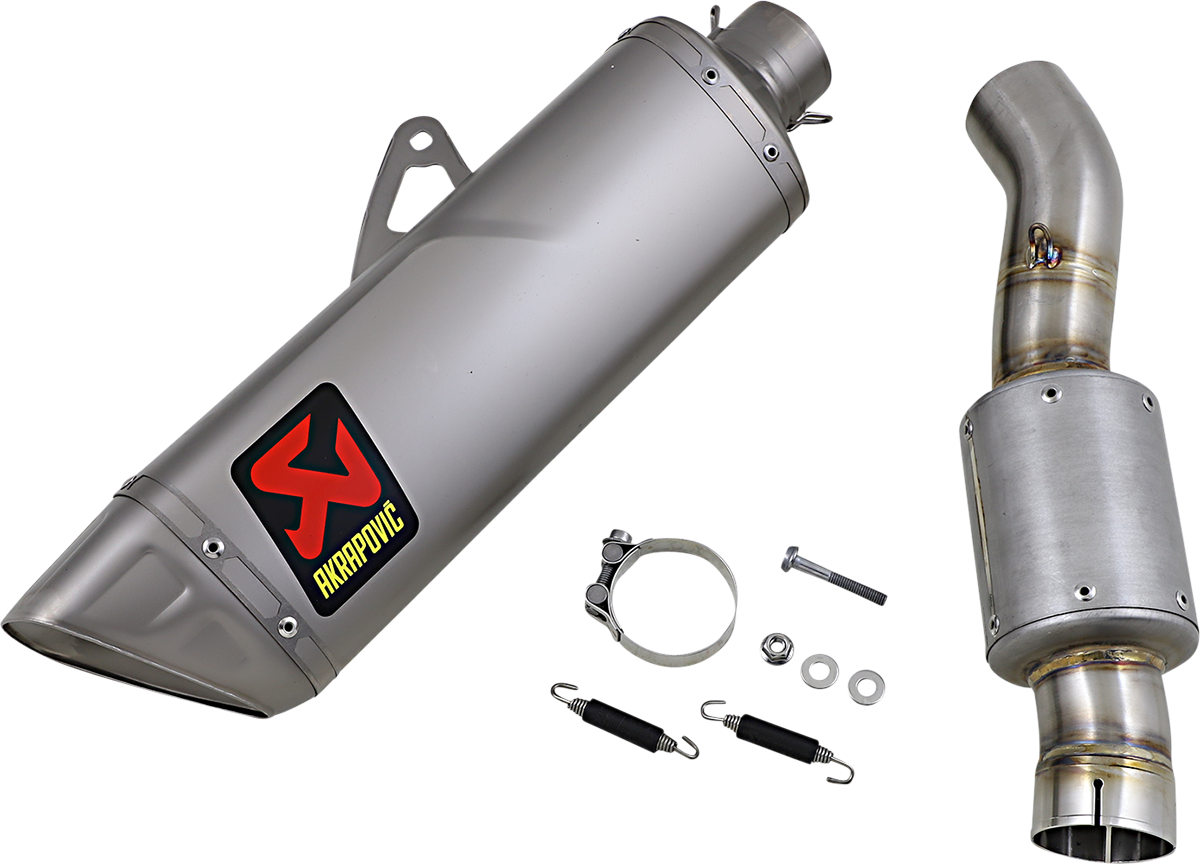 AKRAPOVIC Track Day Muffler - Titanium S-H10SO25-APLT