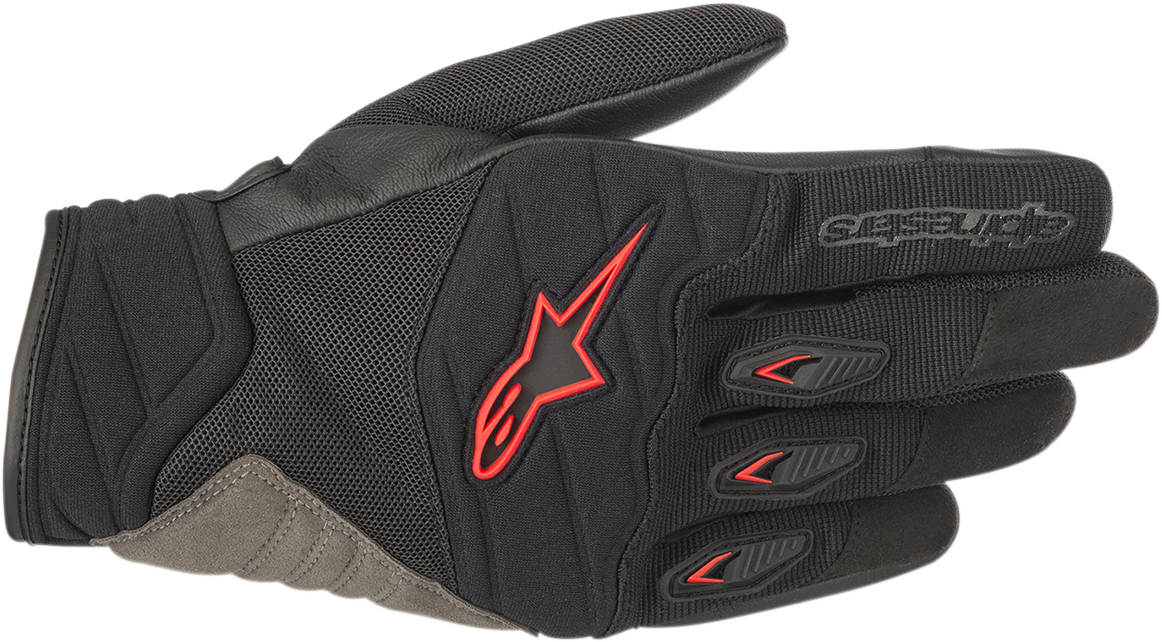 ALPINESTARS Shore Gloves - Black/Red - Small 3566318-13-S