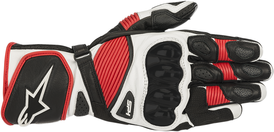 ALPINESTARS SP-1 V2 Gloves - Black/White/Red - 2XL 3558119-123-XXL