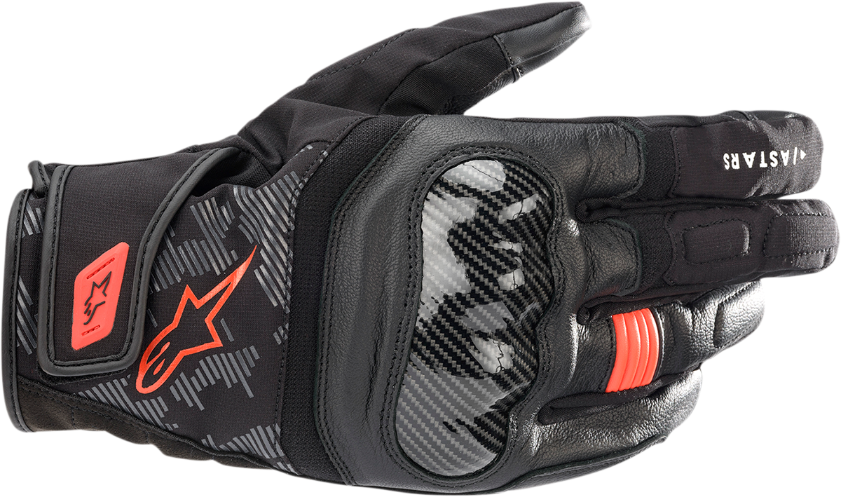 ALPINESTARS SMX Z Drystar? gloves - Black/Fluo Red - Medium 3527421-1030-M