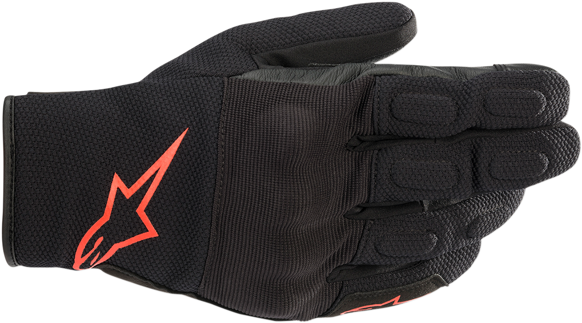 ALPINESTARS S-MAX Drystar? Gloves - Black/Fluo Red - 2XL 3527620-1030-2X