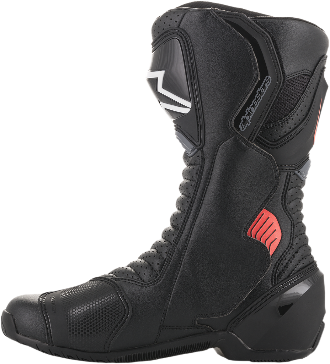 ALPINESTARS SMX-6 v2 Vented Boots - Black/Gray/Red - US 11.5 / EU 46 2223017-1133-46