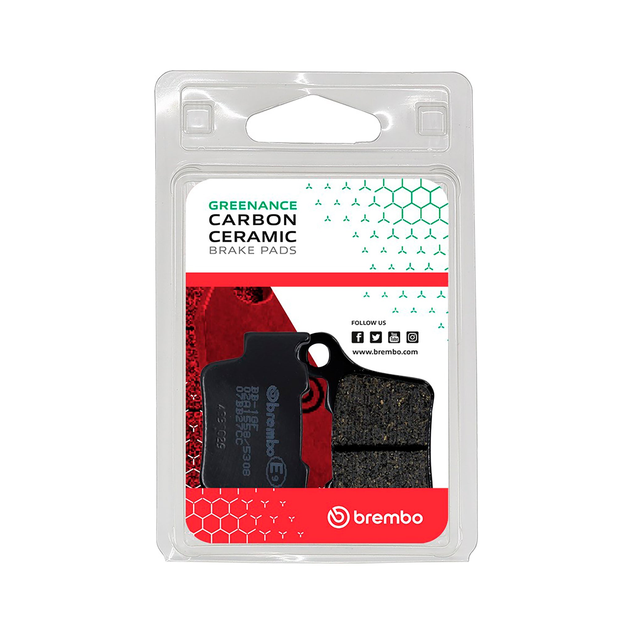 Brembo 07BB27CC Prime CC Carbon Ceramic Brake Pads for Husqvarna TE 511 and TE 630