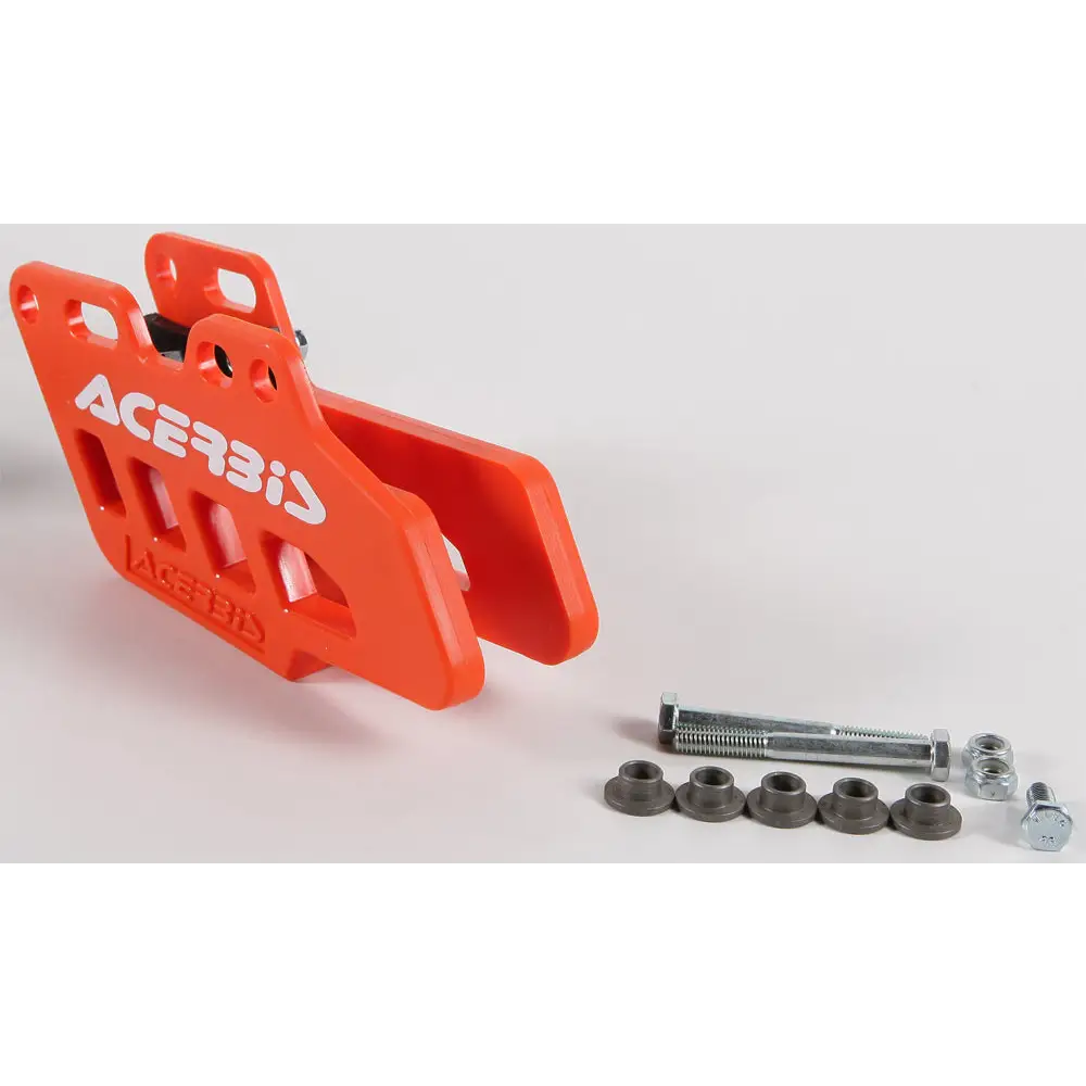 2 Piece Chain Guide Blocks Orange