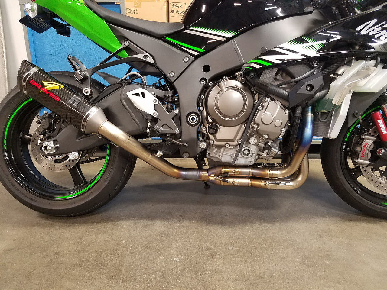 Graves Motorsports Kawasaki ZX10r Link Header Upgrade