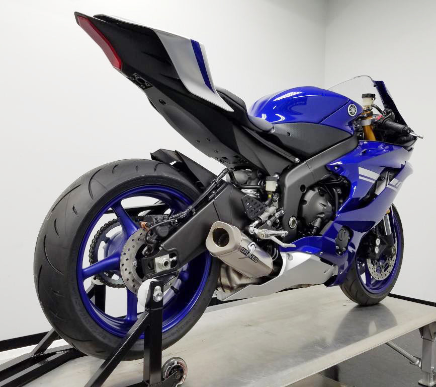 Graves Motorsports Yamaha R6 Cat-Back Slip-on Titanium Exhaust