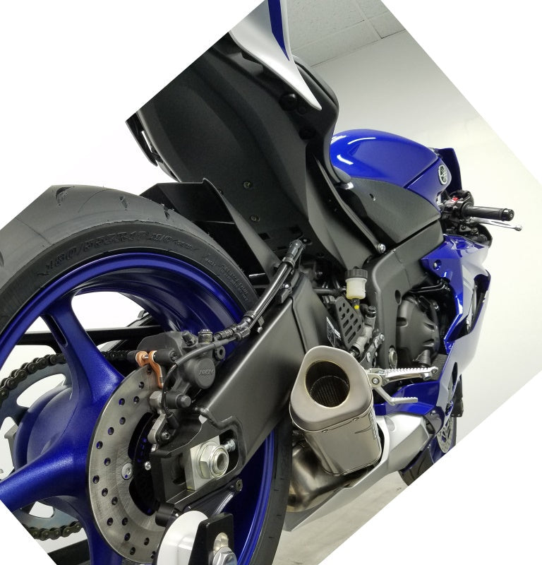 Graves Motorsports Yamaha R6 Cat-Back Slip-on Titanium Exhaust