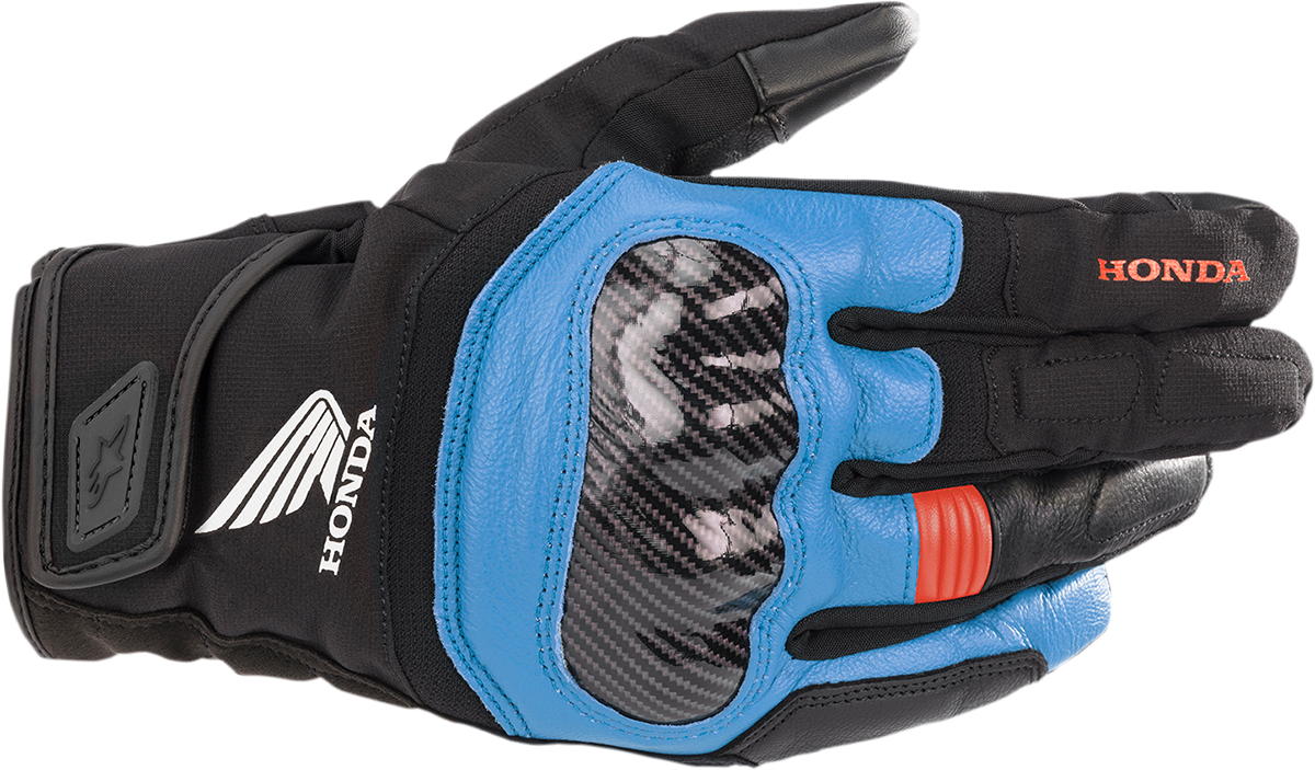 ALPINESTARS Honda SMX Z Drystar? Gloves - Black/Blue/Bright Red - Small 3527321-1737-S