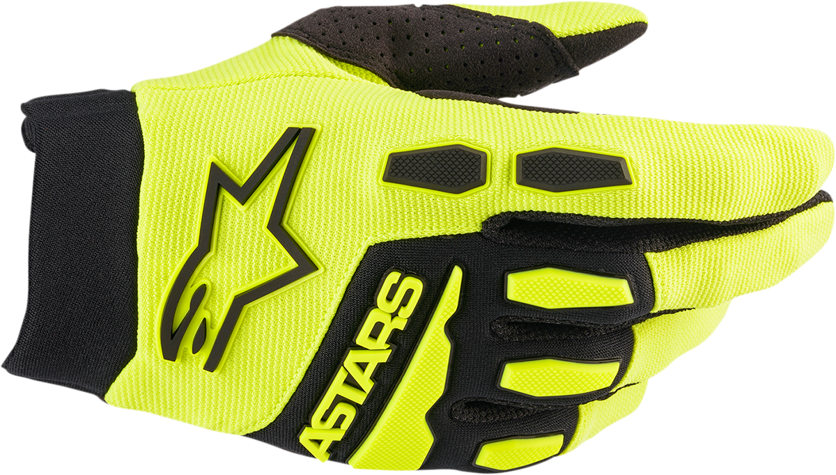 ALPINESTARS Full Bore Gloves - Fluo Yellow/Black - XL 3563622-551-XL