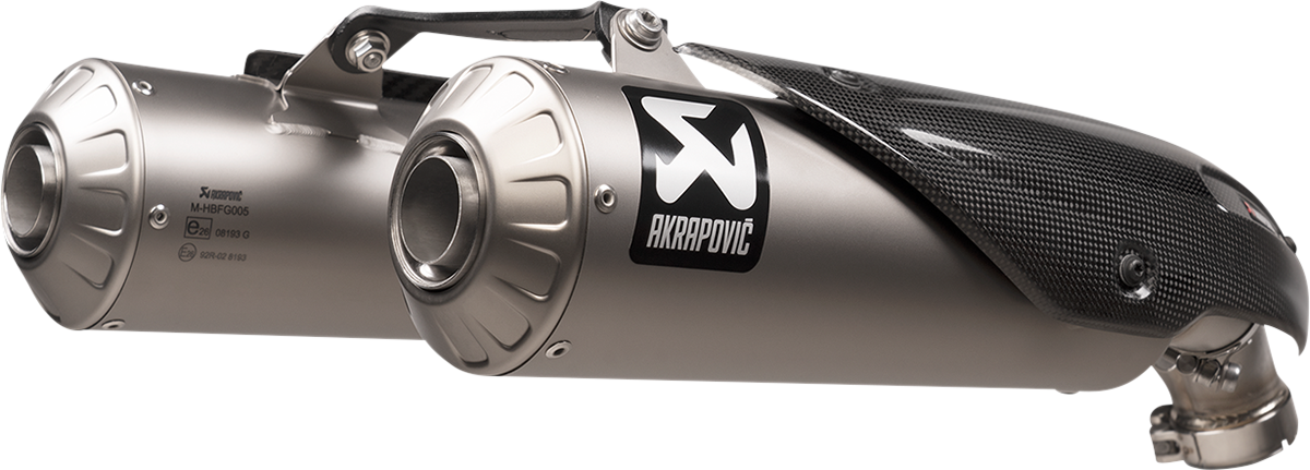 AKRAPOVIC Slip-On Muffler - Titanium S-D11SO13-HBFGT