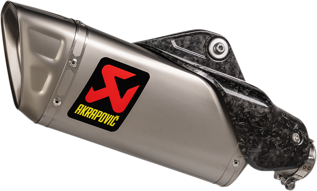 AKRAPOVIC Slip-On Line Muffler - Titanium S-Y10SO20-HAPLT