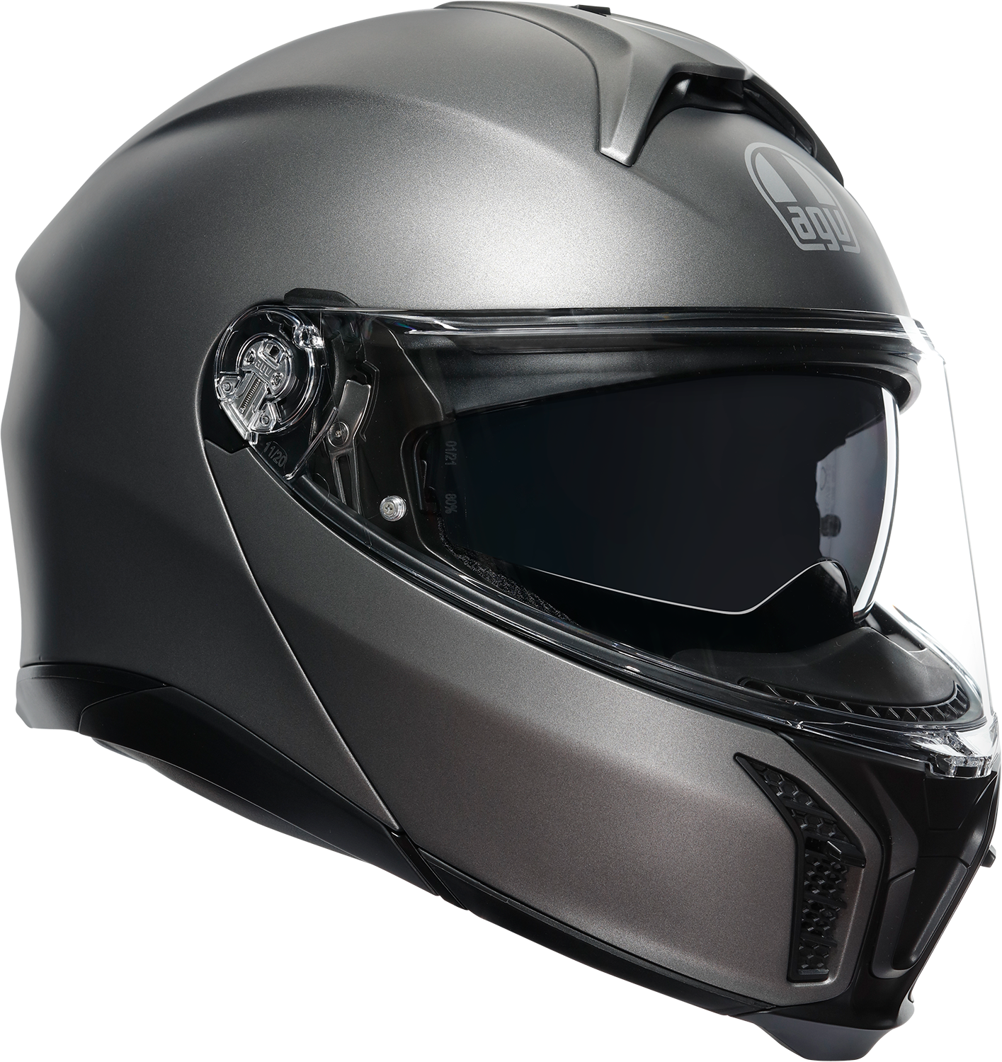 AGV Tourmodular Helmet - Luna Matte Gray - 2XL 201251F4OY00516