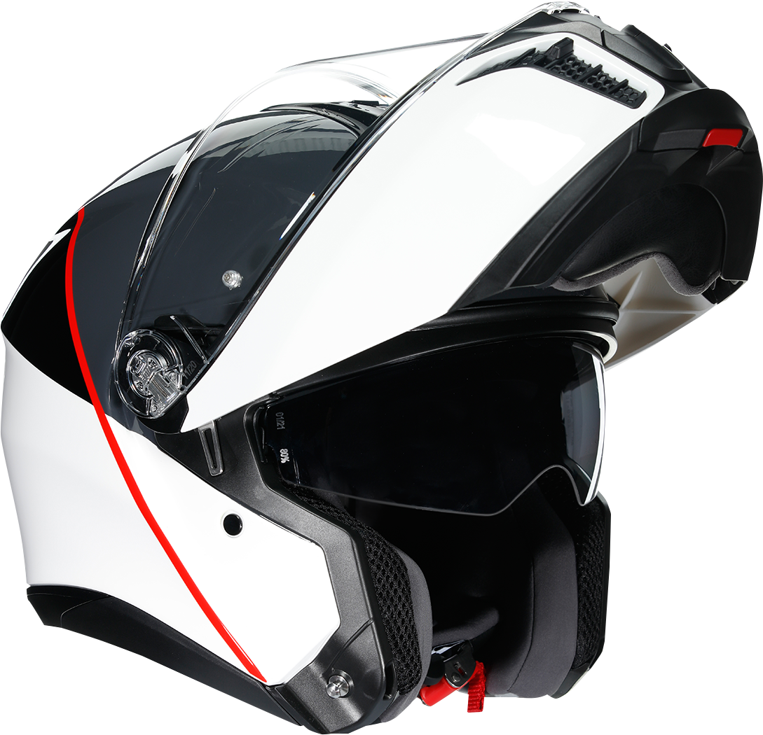 AGV Tourmodular Helmet - Balance - White/Gray/Red - XL 211251F2OY00215