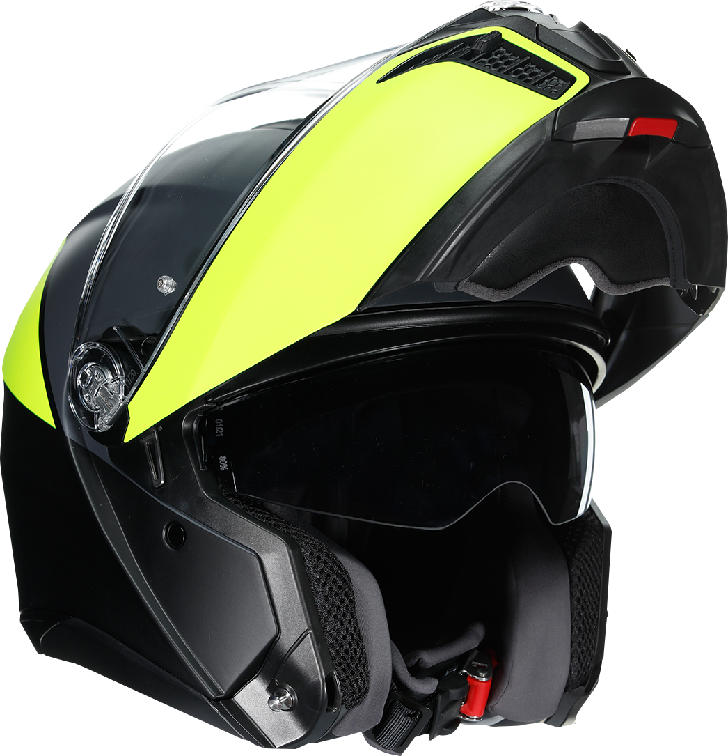 AGV Tourmodular Helmet - Balance - Black/Yellow Fluo/Gray