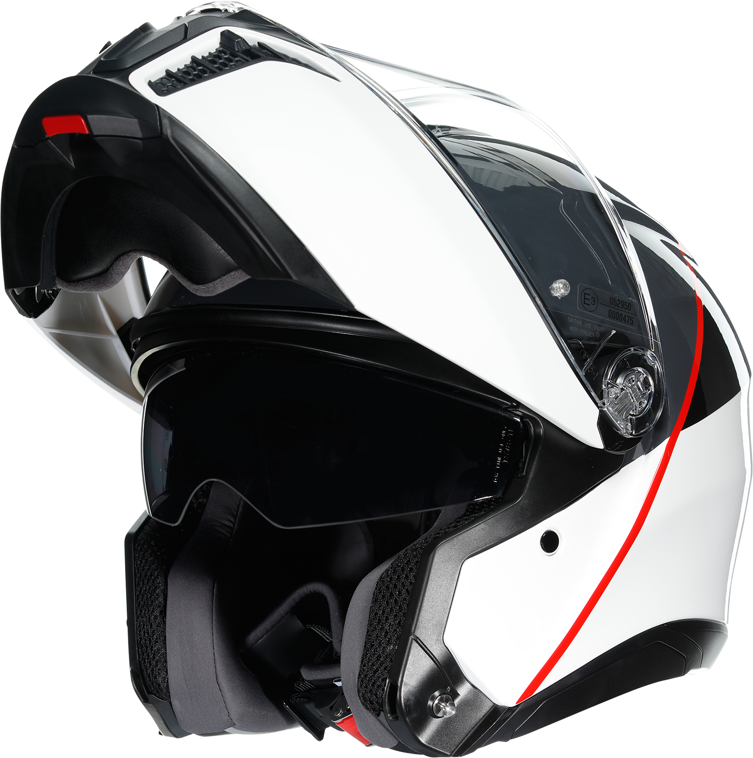 AGV Tourmodular Helmet - Balance - White/Gray/Red - XL 211251F2OY00215