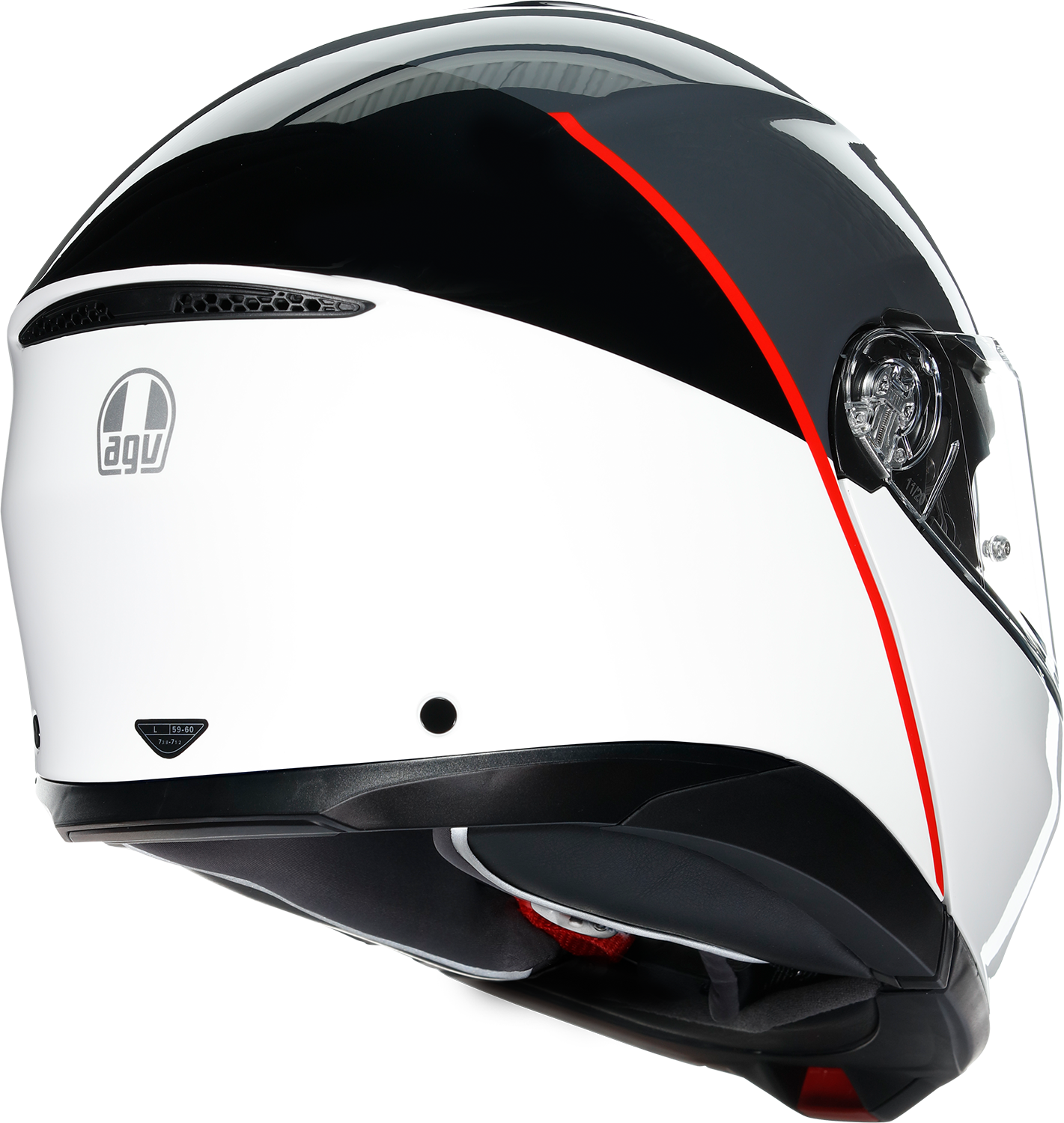 AGV Tourmodular Helmet - Balance - White/Gray/Red - Small 211251F2OY00210