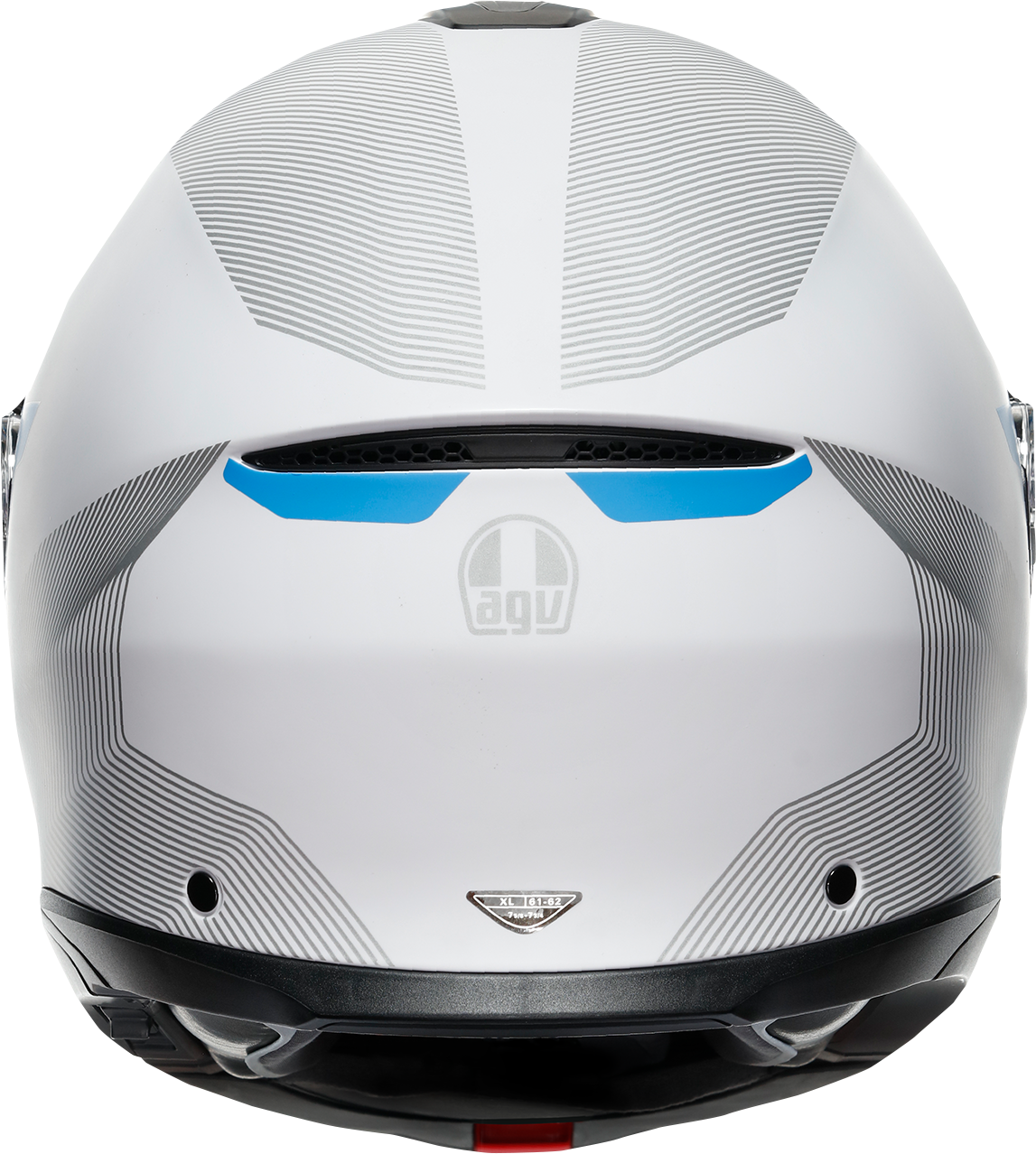 AGV Tourmodular Helmet - Frequency - Light Gray/Blue - Medium 211251F2OY00612