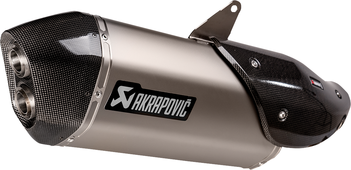 AKRAPOVIC Slip-On Line Muffler - Titanium S-HD12SO1-HAFT