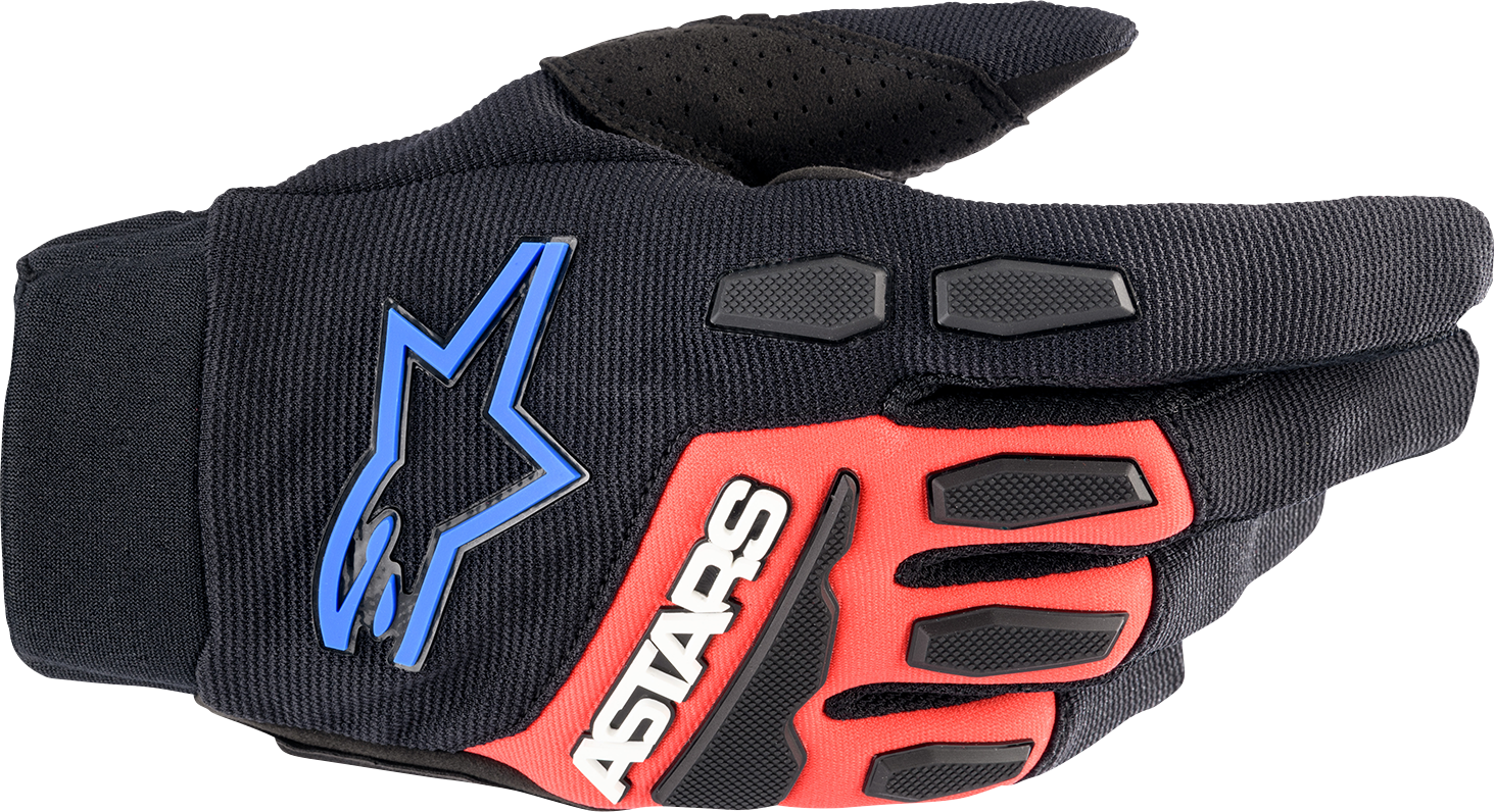 ALPINESTARS Full Bore XT Gloves - Black/Bright Red/Blue - Medium 3563623-1317-M