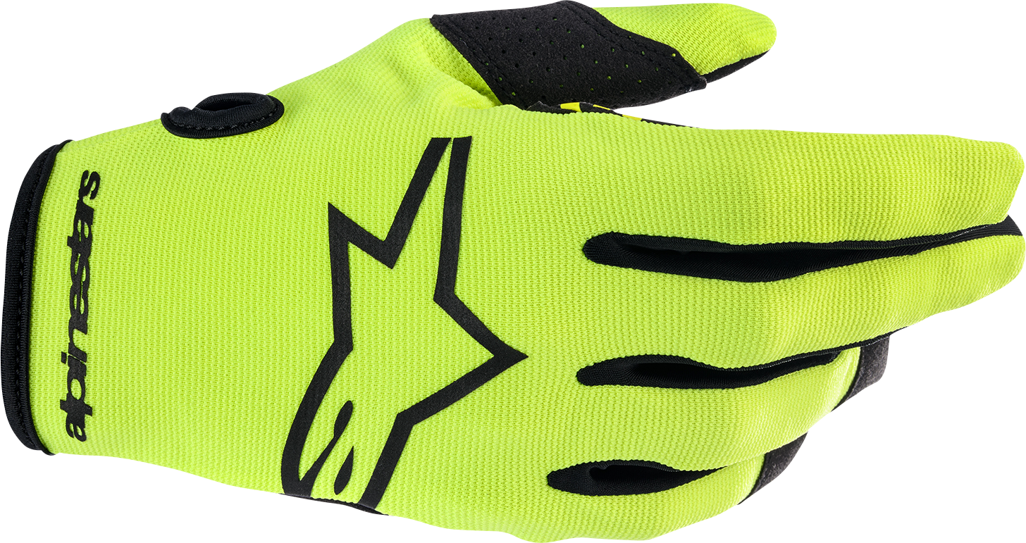 ALPINESTARS Radar Gloves - Fluo Yellow/Black - 2XL 3561823-551-2X