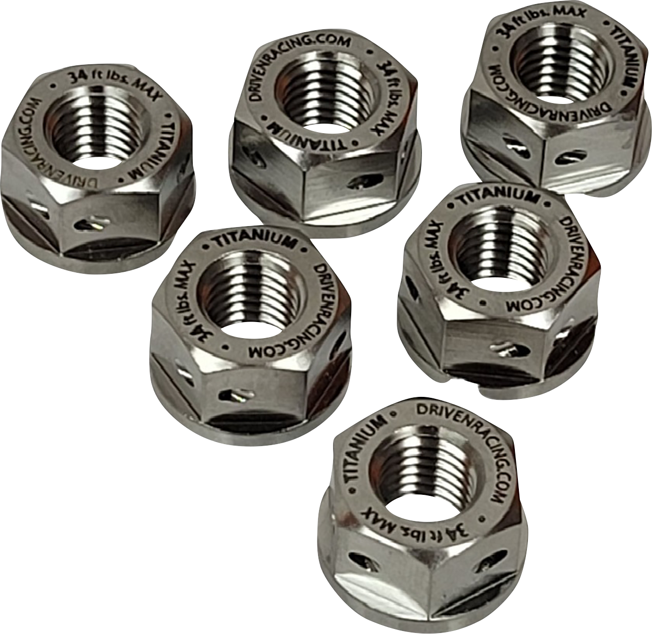 DRIVEN RACING Sprocket Nuts - Titanium DSN-TN