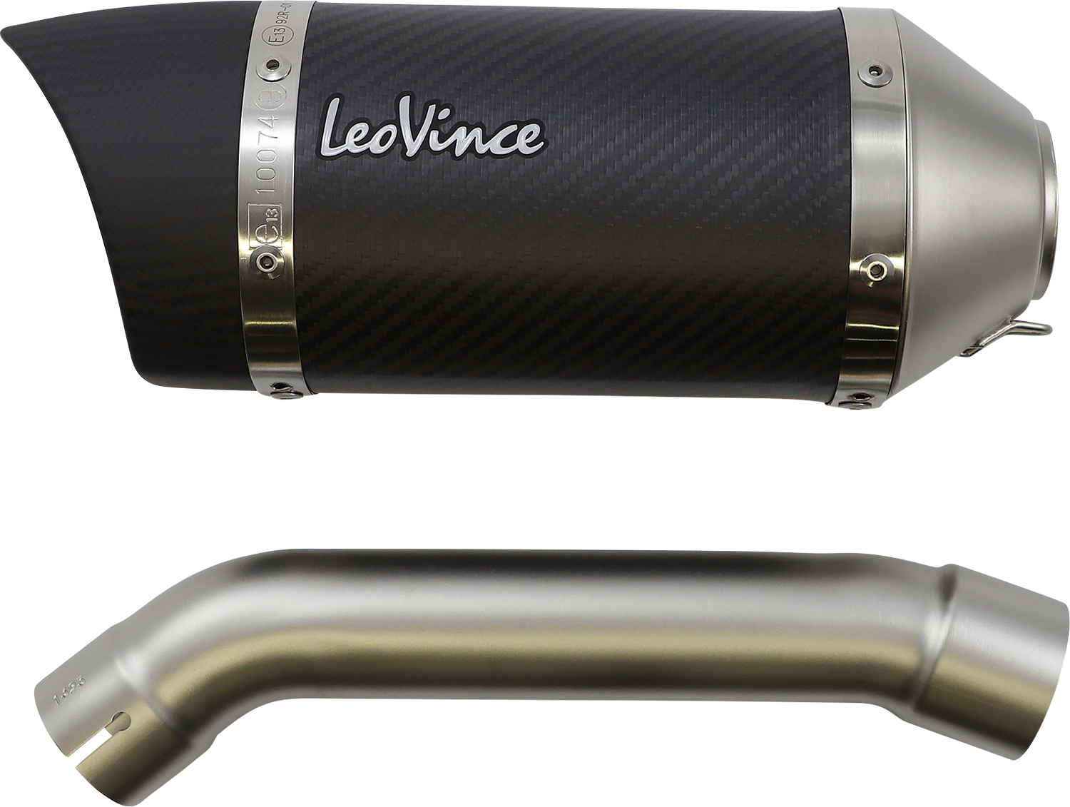 LEOVINCE LV Pro Slip-On Muffler - Carbon Fiber 14396EU