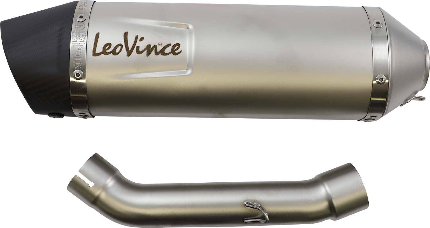 LEOVINCE LV One EVO Slip-On Muffler - Stainless Steel 14393EU