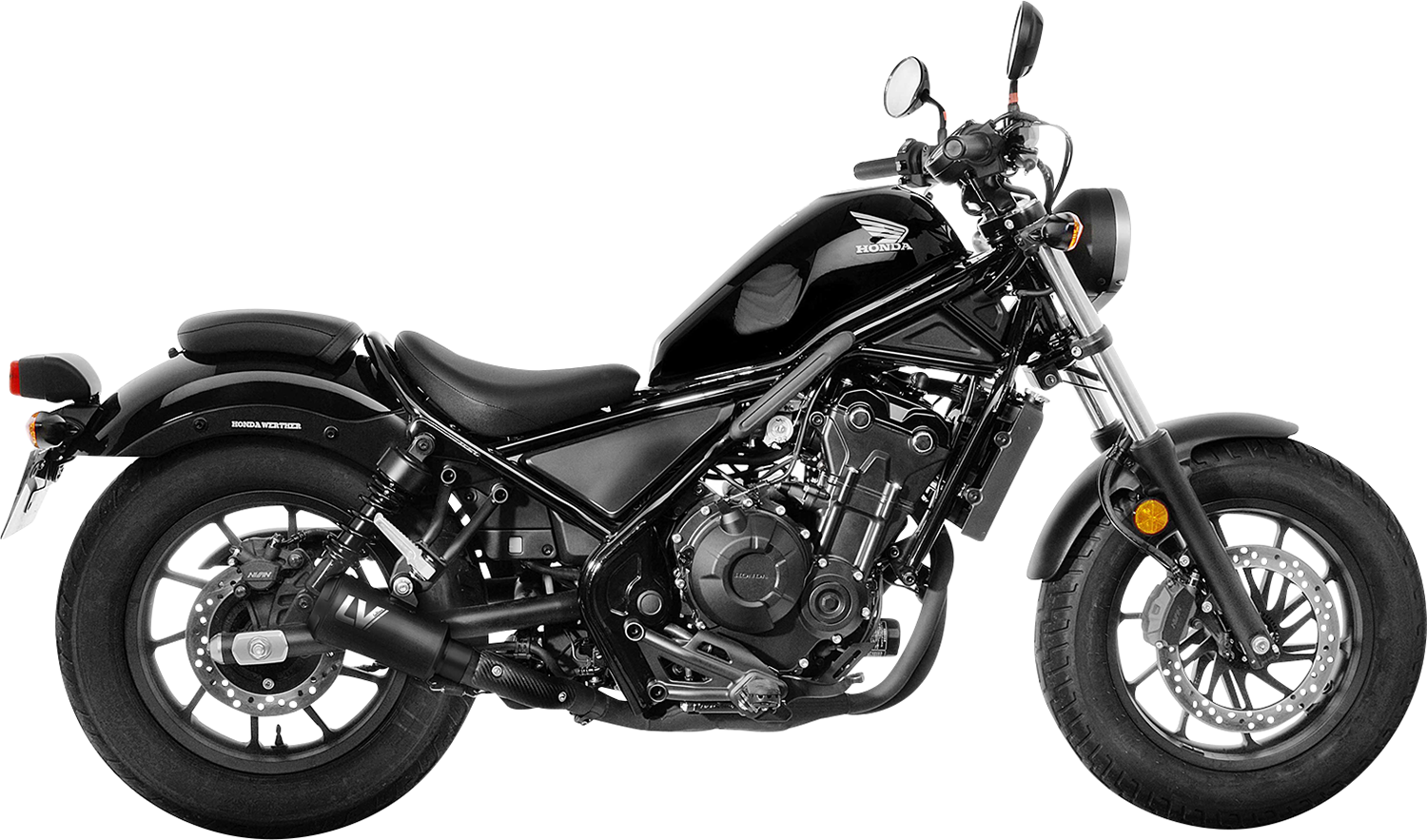 LEOVINCE LV-10 Muffler - Rebel - Full Black 15224FBU