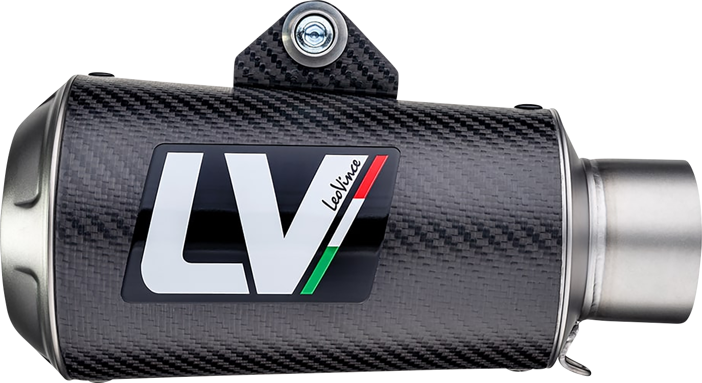 LEOVINCE LV-10 Slip-On Muffler - Carbon Fiber 15245C