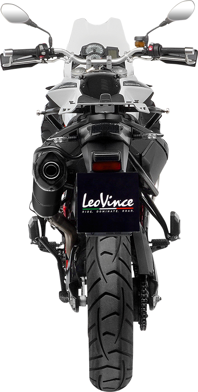 LEOVINCE LV One Evo Slip-On Muffler - Black Edition 14383EBU