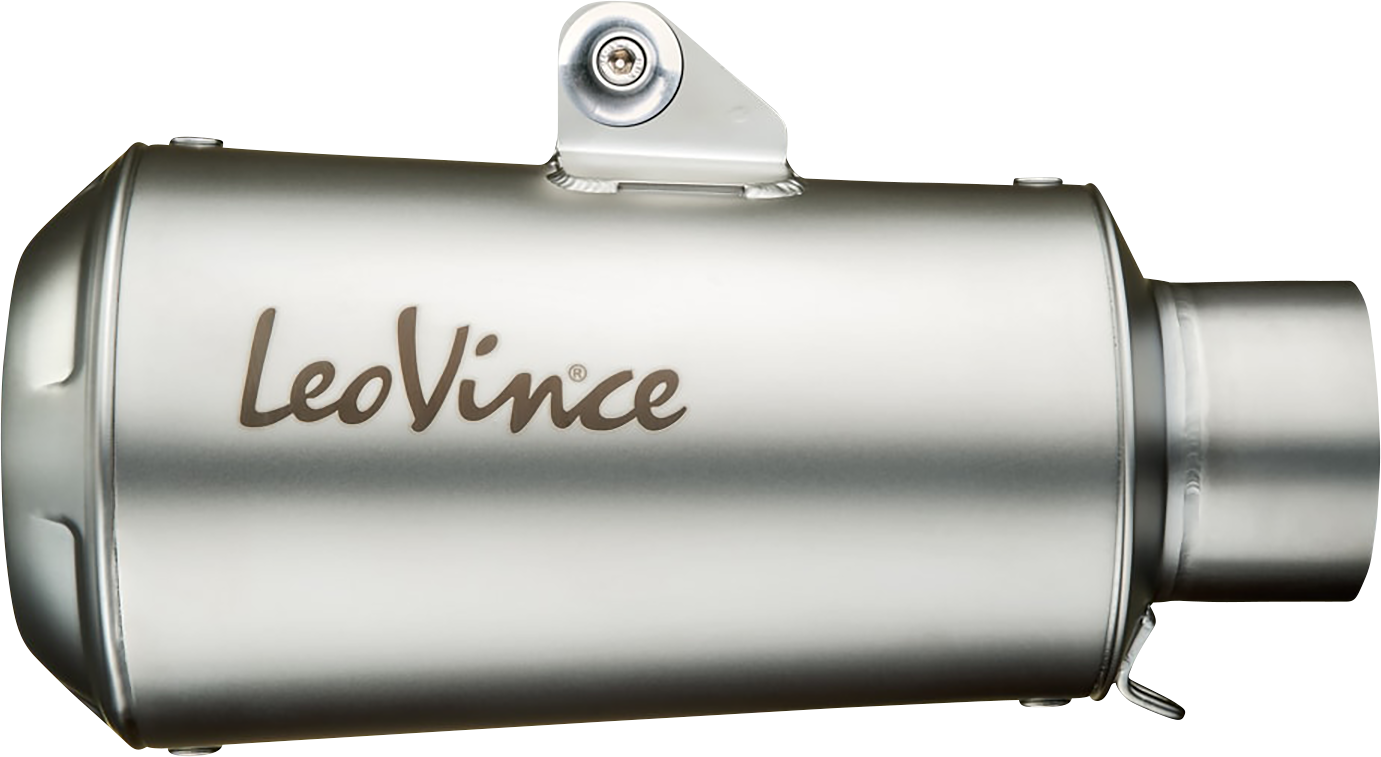 LEOVINCE LV-10 Slip-On Muffler - Stainless Steel 15226