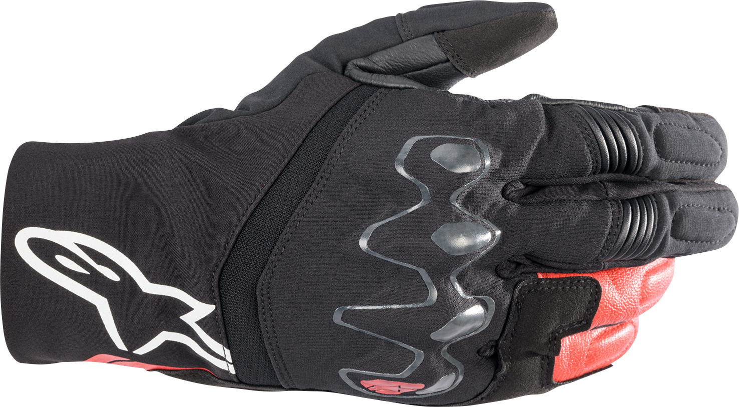 ALPINESTARS Hyde XT DrystarXF? Gloves - Black/Bright Red - Small 3522523-1303-S