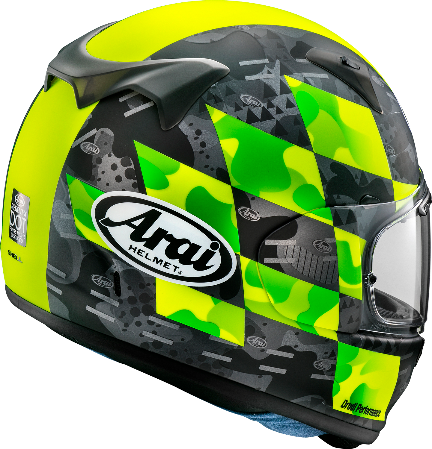 ARAI HELMETS Regent-X Helmet - Patch - Yellow Frost