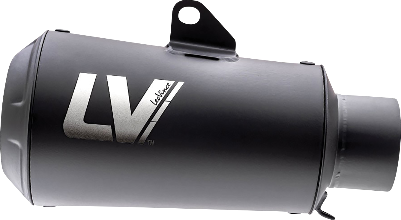 LEOVINCE Universal LV-10 Slip-On Muffler - Full Black 9746FBU