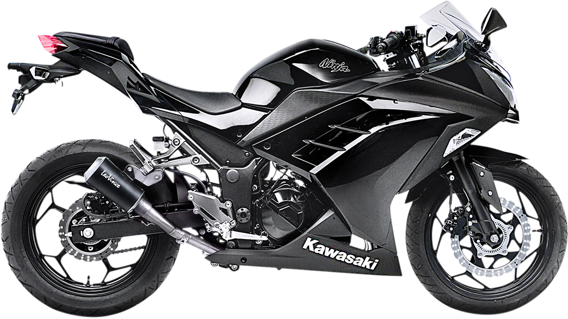 LEOVINCE LV-10 Black Edition Muffler - Ninja 300 15205BU