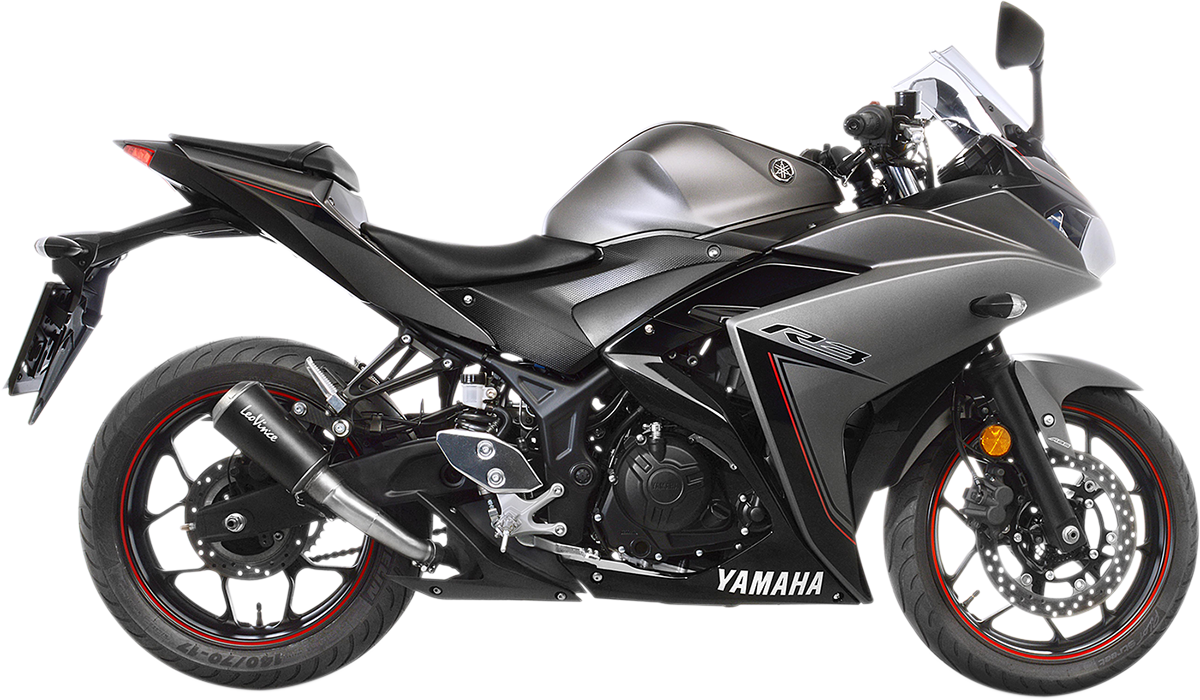 LEOVINCE LV-10 Black Edition Muffler - YZF-R3 15212BU