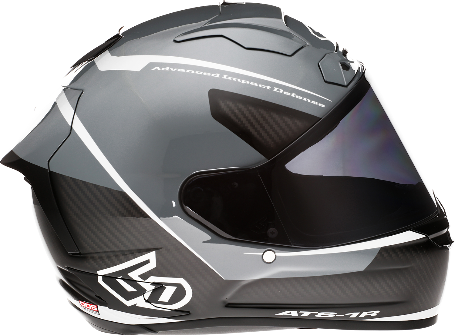 6D HELMETS ATS-1R Helmet - Alpha - Silver