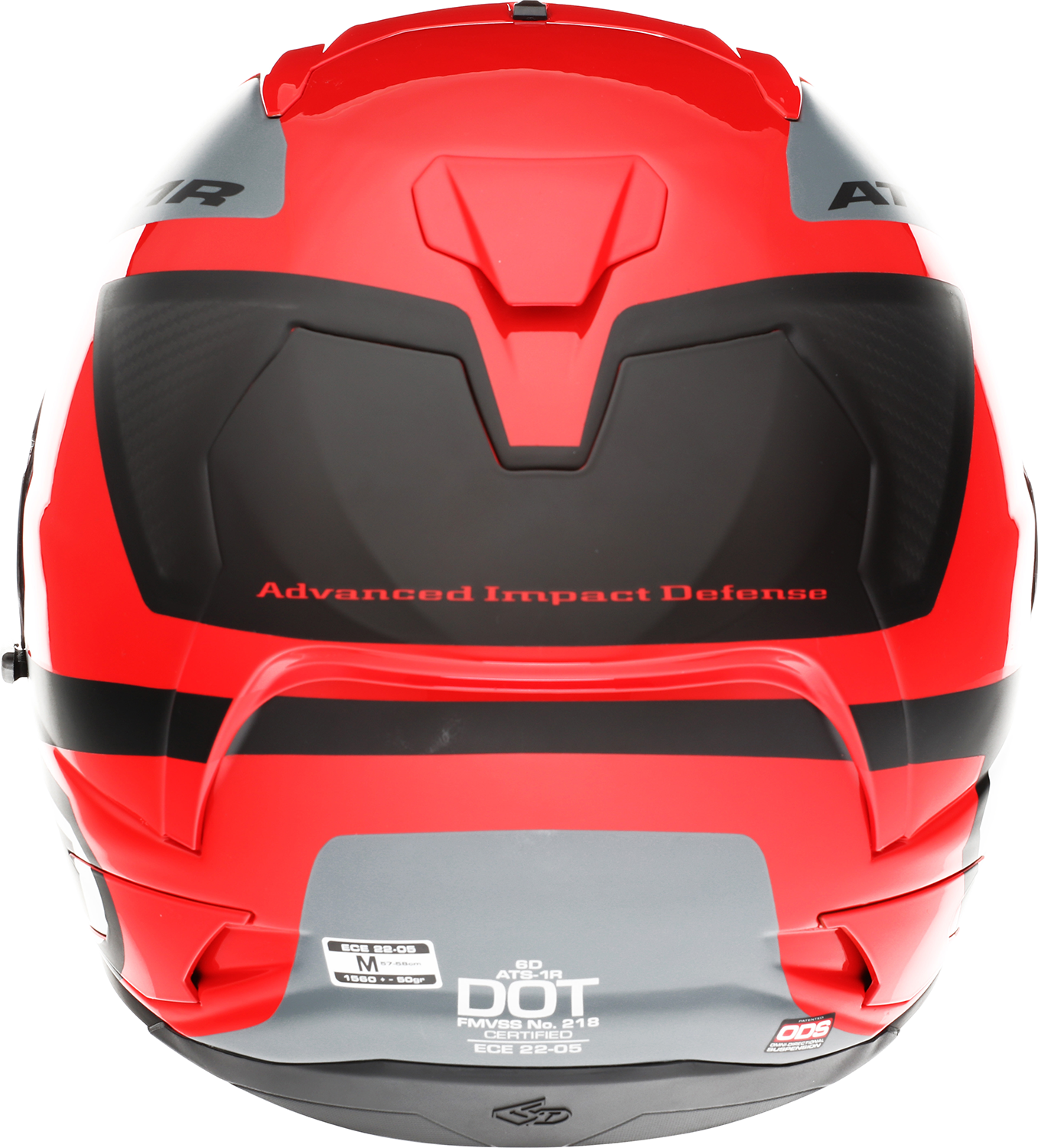 6D HELMETS ATS-1R Helmet - Wyman - Red/Gray